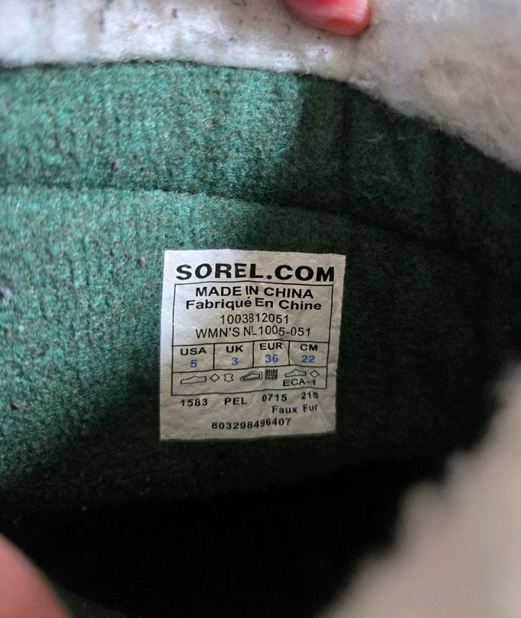 소렐 여성 카리부 스노우 부츠 방한화 220 사이즈 이미지
