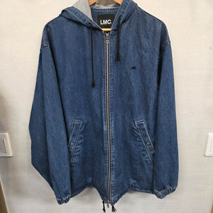 lmc 스톤 워시드 빅로고 데님 후드자켓 L 이미지