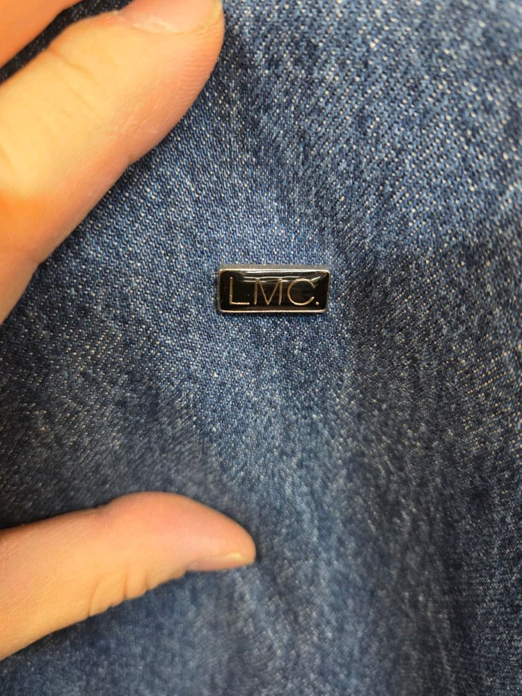 lmc 스톤 워시드 빅로고 데님 후드자켓 L 이미지