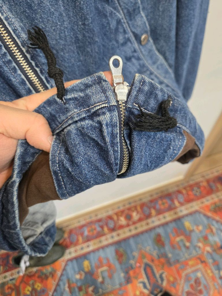 lmc 스톤 워시드 빅로고 데님 후드자켓 L 이미지