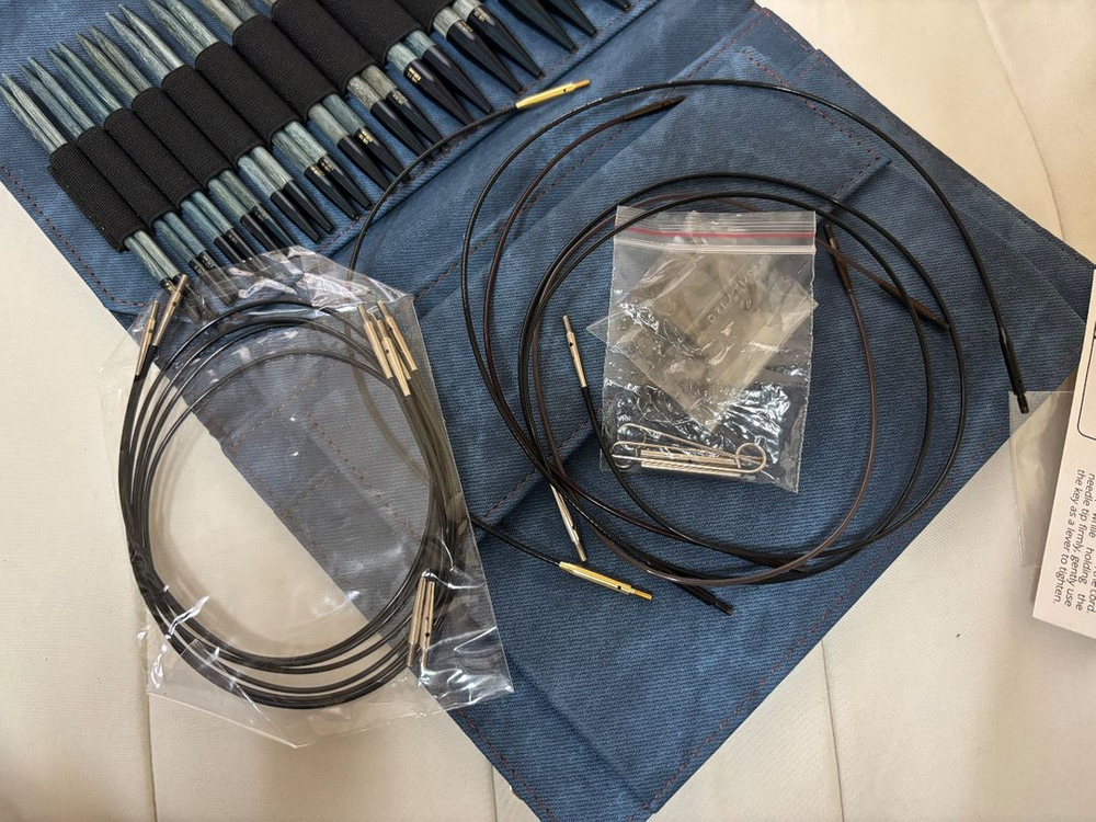 라이키 인디고 조립식 대바늘 세트--2