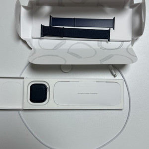 Apple 애플워치 10 GPS 제트블랙/잉크 스포츠 루프 1회사용 s급 풀박스