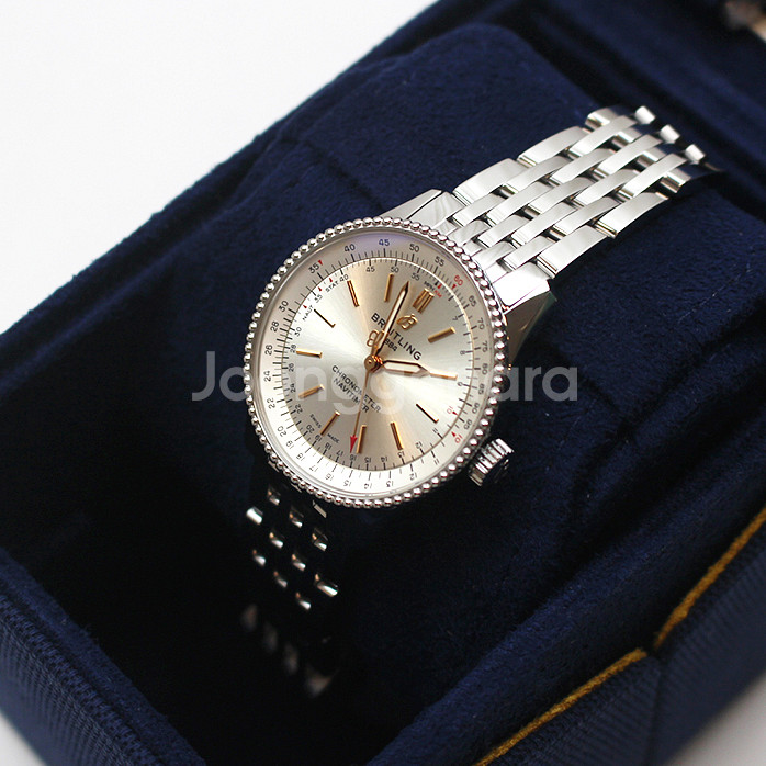 [중고명품다올] 브라이틀링 네비타이머 오토매틱 스틸 워치 35MM A17395--5