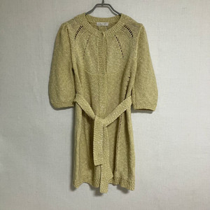 SJ SJ 니트 원피스 5부 벨트형 이미지