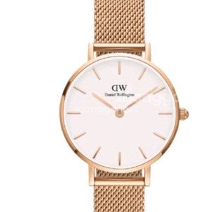 다니엘 웰링턴 메탈시계+브라운가죽줄