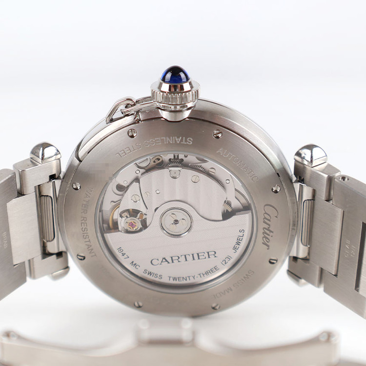 [중고명품다올] 까르띠에 신형 파샤 드 까르띠에 워치 스틸 남성시계 41MM WSPA0009 이미지