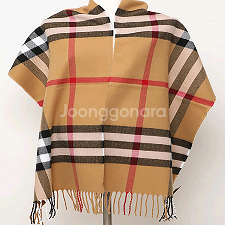버버리 캐시미어 100프로 머플러 40x197 카멜--2