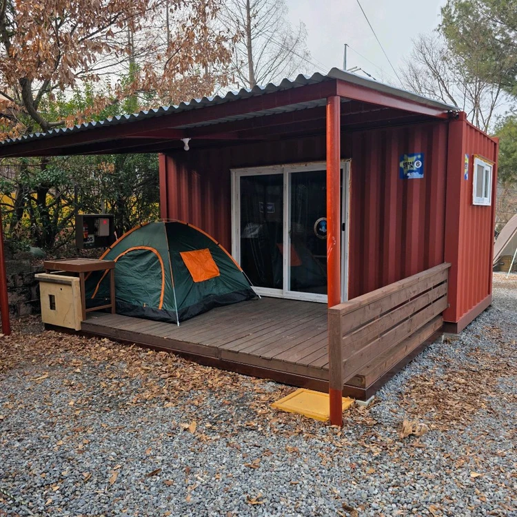 최고의 기능을 갖춘 캠핑장 최고급 컨테이너입니다 **가격 675만원 이미지
