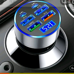 6포트 USB 자동차 충전기