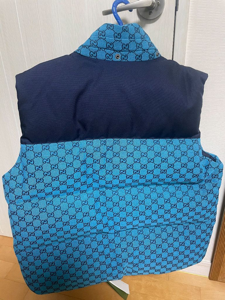 새상품 구찌 GG 캔버스 조끼 패딩 50사이즈 이미지