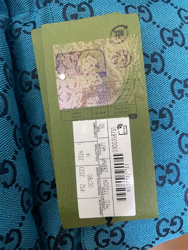 새상품 구찌 GG 캔버스 조끼 패딩 50사이즈 이미지