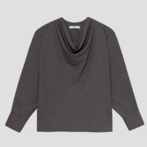 문달 드레이프 블라우스 Drape Blouse