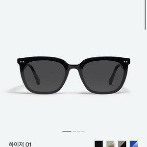 젠틀몬스터 HEIZER 01 블랙 선글라스