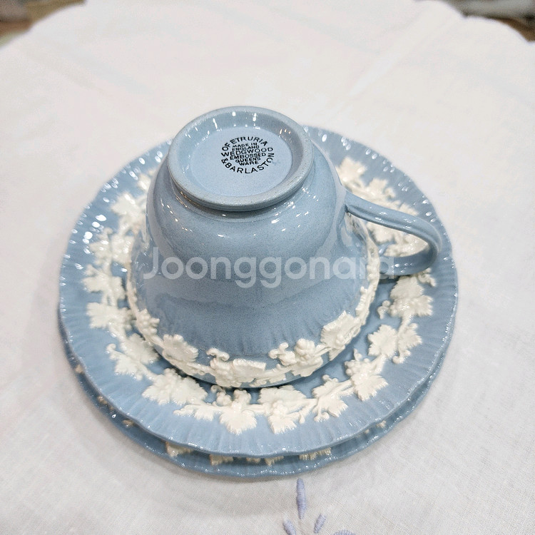 [판매] 영국 웨지우드 퀸즈웨어 라벤더 트리오(3pcs) 세트--1