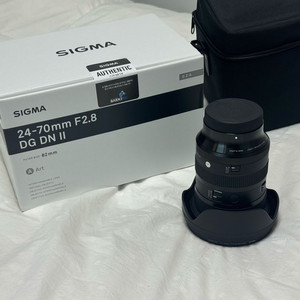 시그마 24-70mm F2.8 DG DN II 렌즈 / 소니FE마운트