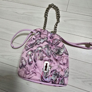 분크 토크 러브 퀼팅 파우치 정품 운포