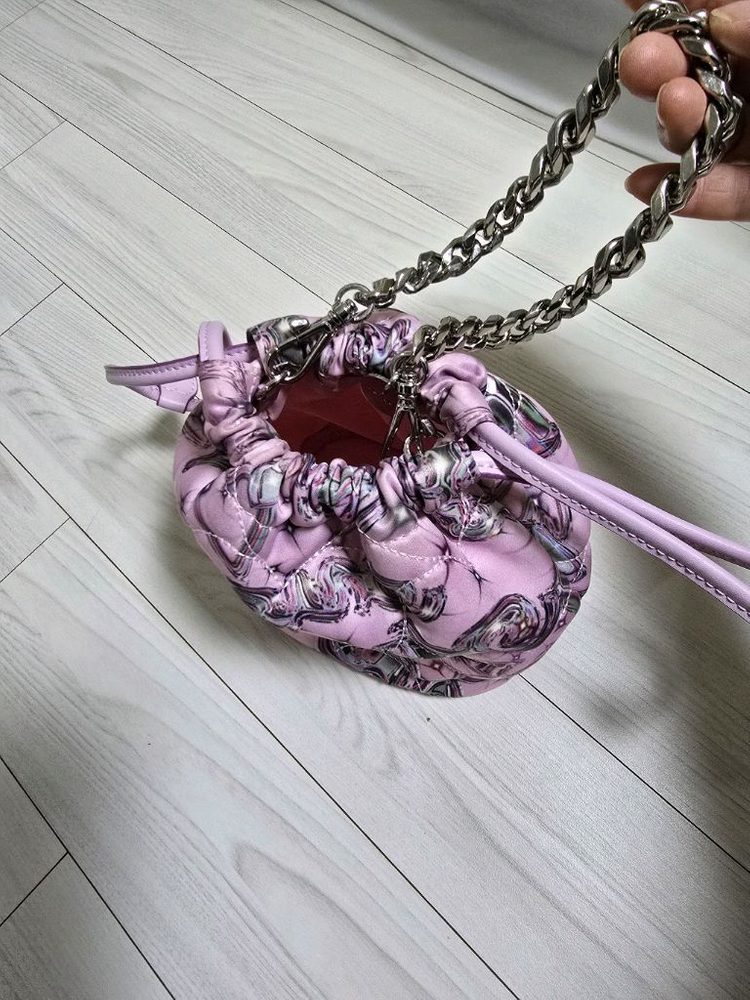 분크 토크 러브 퀼팅 파우치 정품 운포--4