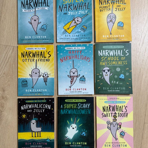 그래픽노블 narwhal and jelly 시리즈 (외뿔고래와 해파리) 총9권