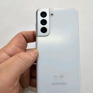 갤럭시 S21화이트 무잔상 정상공기기