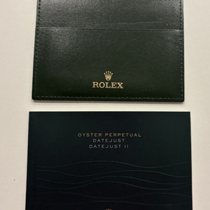롤렉스 가죽 보증서케이스+데이져스트 책자 정품