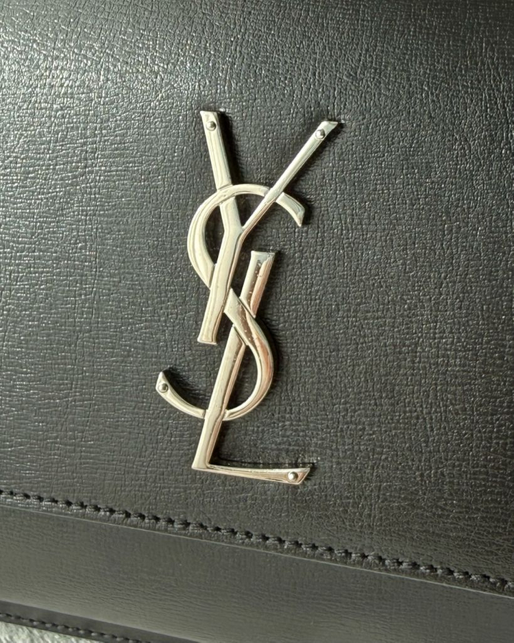 생로랑 선셋백 미디엄 은장--3