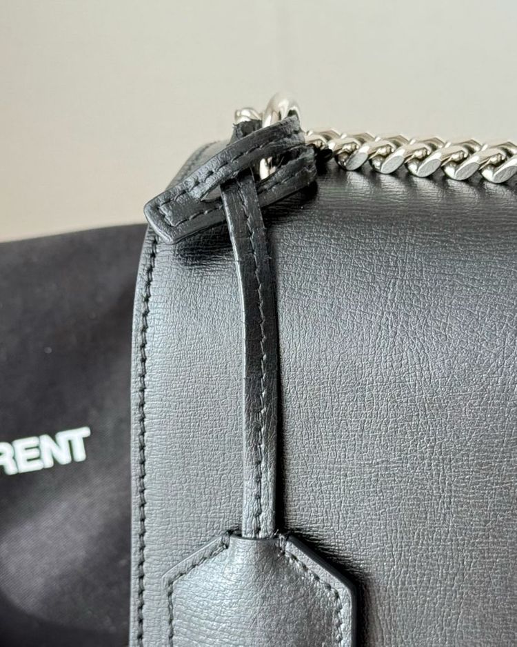 생로랑 선셋백 미디엄 은장--9