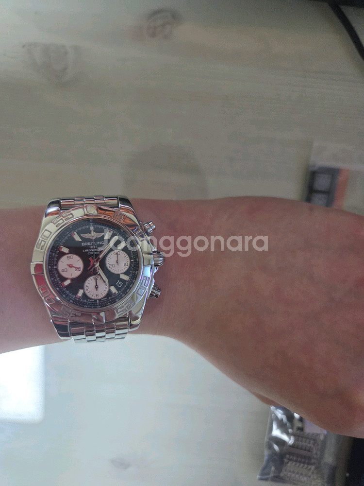 브라이틀링 크로노맷 검판 41mm--1
