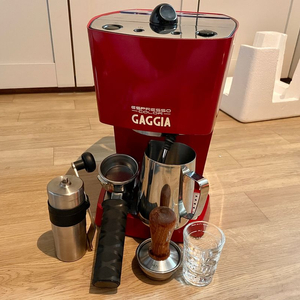 가찌아 에스프레소 머신 + 포렉스 핸드밀 외
