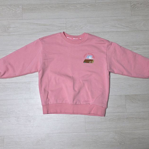 뉴발란스키즈 트리하우스 스웻셔츠 맨투맨 핑크 130 판매합니다.