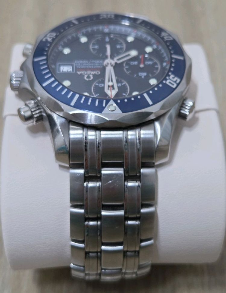 오메가 2세대 씨마스터300 크르노 블루 41.5mm--5