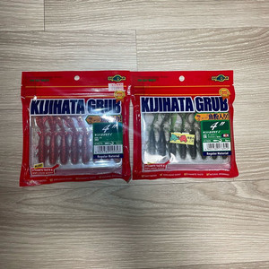 미사용 에코기어 키지하타 그럽 4인치 우럭 광어 붉바리