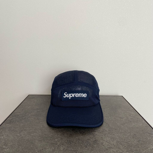 (OS) 슈프림 박스로고 캠프캡 모자 23SS 코듀라 메쉬 네이비