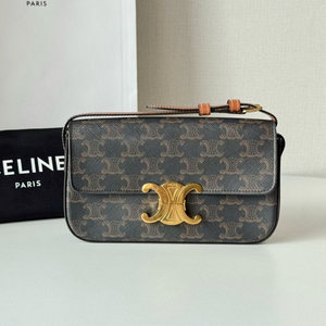 셀린느 클로드 숄더백 트리옹프 탄