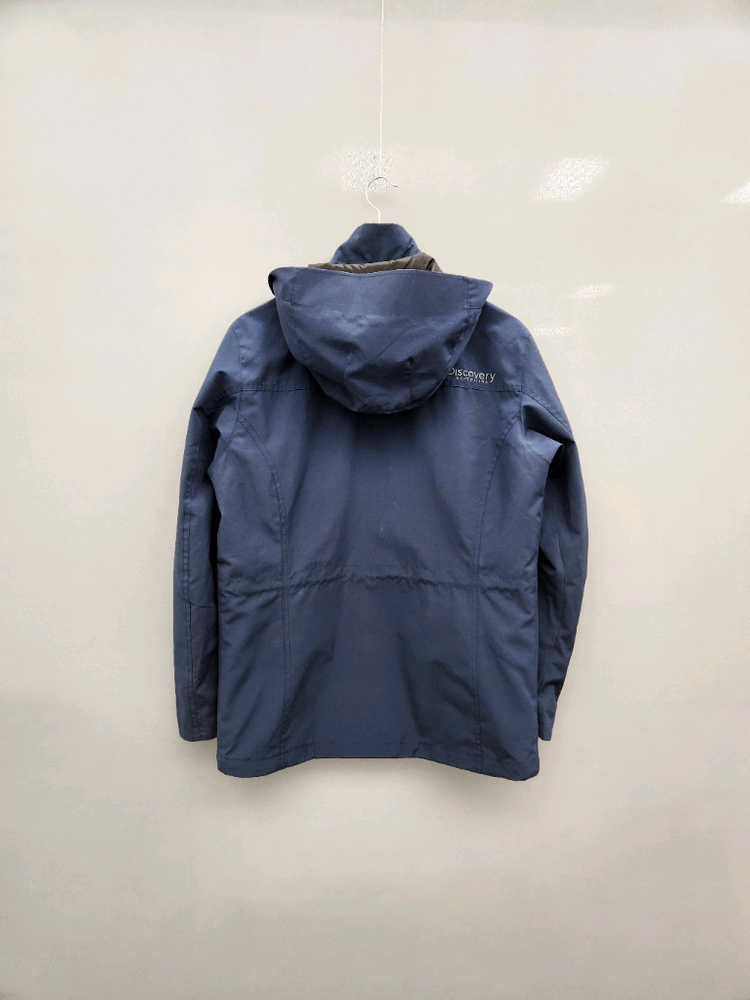 디스커버리 네이비 후드 야상 점퍼--5