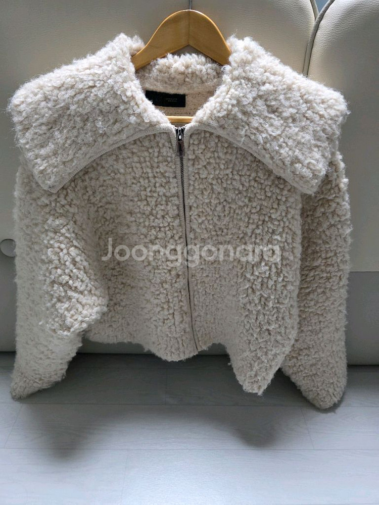 ZARA 여성 부클 니트 자켓 니트 재킷 (S사이즈)--1