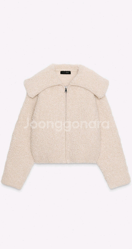ZARA 여성 부클 니트 자켓 니트 재킷 (S사이즈)--7