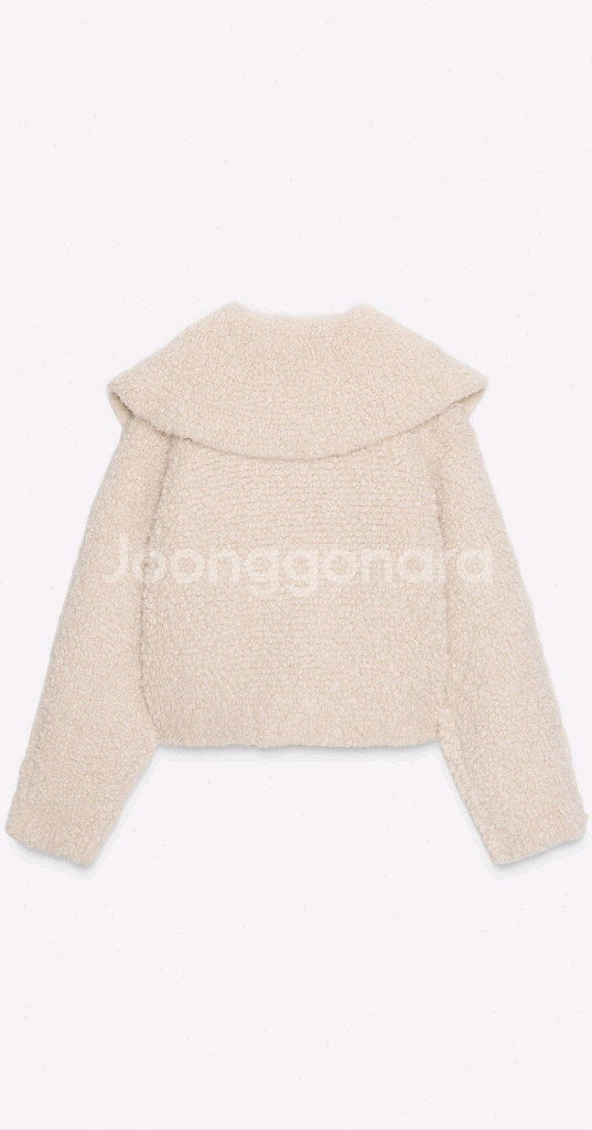 ZARA 여성 부클 니트 자켓 니트 재킷 (S사이즈)--8