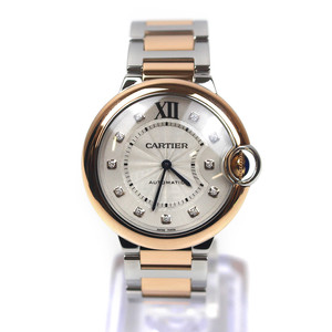 [중고명품다올] 까르띠에 발롱블루 다이아 로즈골드 콤비 36MM WE902031