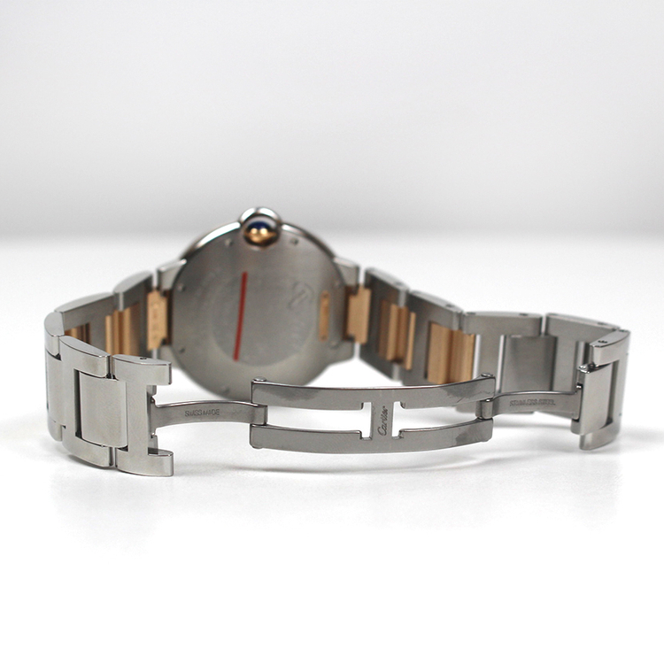 [중고명품다올] 까르띠에 발롱블루 다이아 로즈골드 콤비 36MM WE902031--7