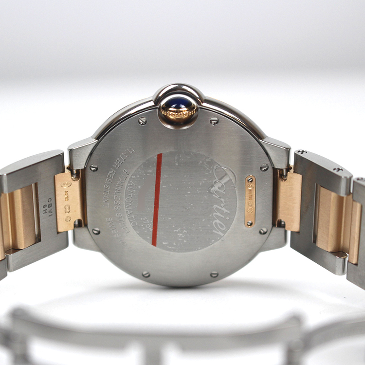 [중고명품다올] 까르띠에 발롱블루 다이아 로즈골드 콤비 36MM WE902031--8