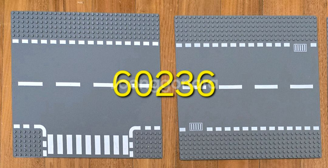 (가격내림) <정품> 레고 시티 놀이판 트랙 건널목 직선트랙 T자 교차로 (10701, 60237, 60236)--2