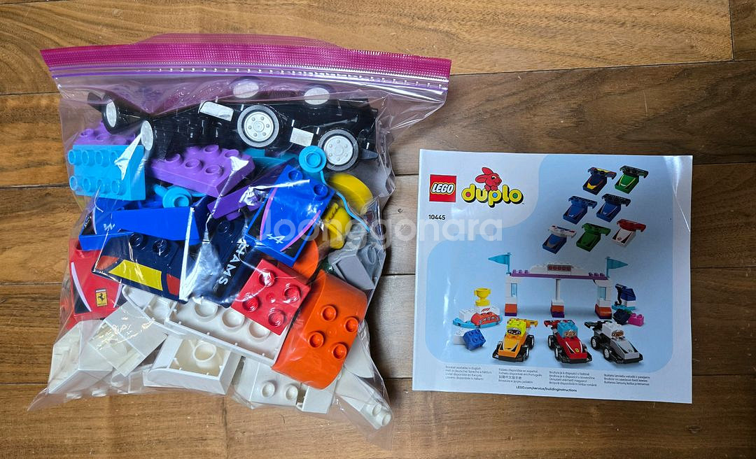 (가격내림) <정품> 레고 듀플로 10445 듀플로 F1 팀 경주용 자동차와 드라이버 *박스없음*--1