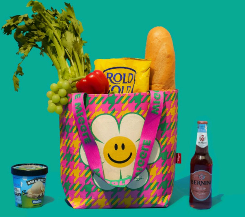 위글위글 쇼퍼백 L사이즈 타포린백 폴리백 장바구니--4