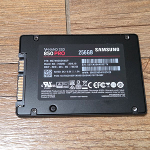 삼성전자 850 pro 256gb ssd 이미지