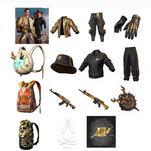 배그 스킨 라펑롱 풀세트 이미지