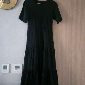 검정 캉캉 롱원피스 55사이즈