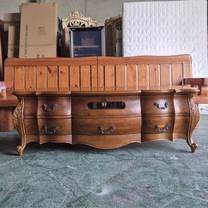 엔틱 원목 거실장/TV다이