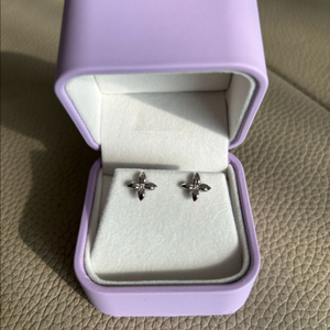 골든듀펄시피아 쁘띠 사이즈 화이트골드 귀걸이 이미지