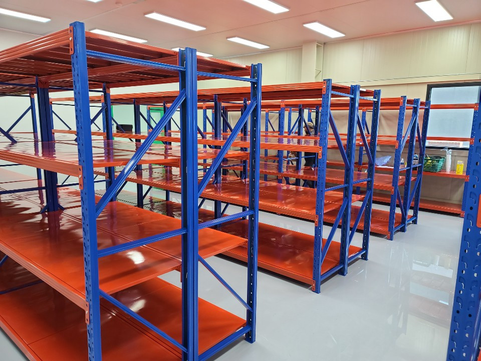 코스트 200x200x60 대형사이즈 무볼트선반 중량코랙 이케아랙 무볼트 철제선반 중량랙 대형철제앵글 부가세포함--6