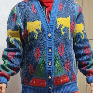 Rober 패턴 가디건 여자분 사이즈95